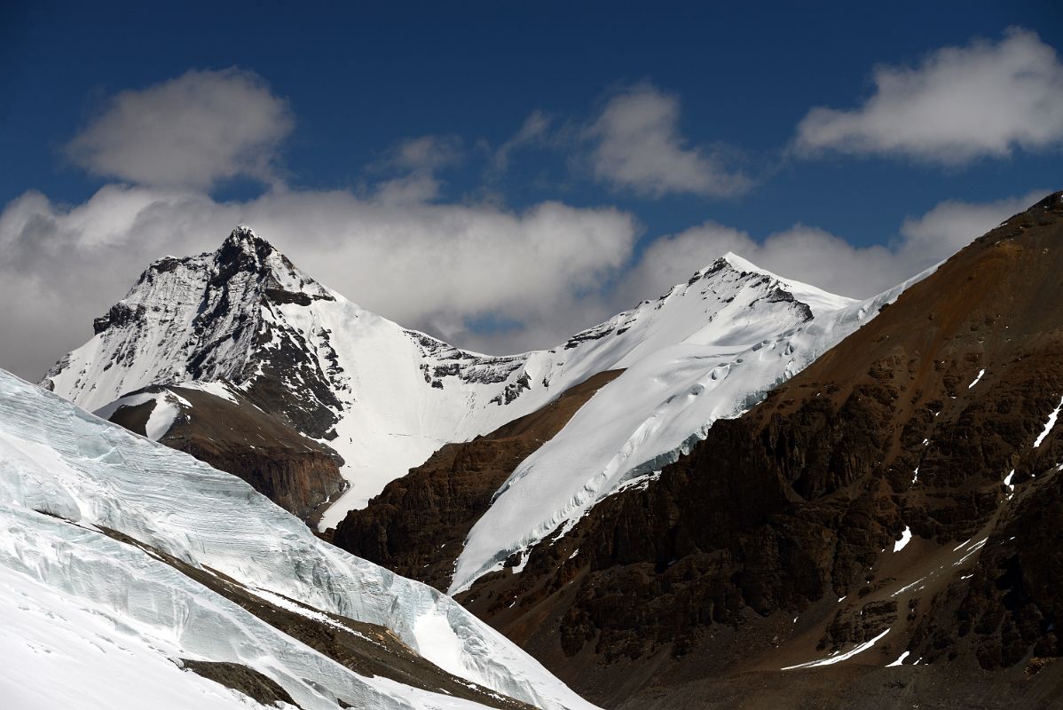 07 Kellas Rock Lixin Peak And Lixin Peak II On The Way To Lhakpa Ri Camp I 